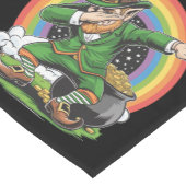 St patricks dayダビングレプレシャンダブダンス ショートテーブルランナー (コーナー)