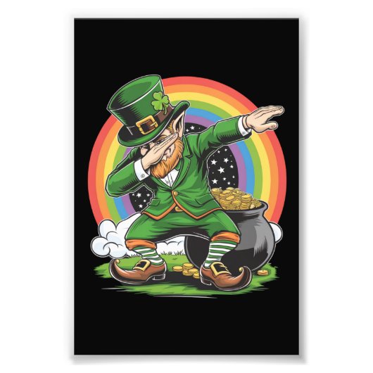 St patricks dayダビングレプレシャンダブダンス フォトプリント            (正面)