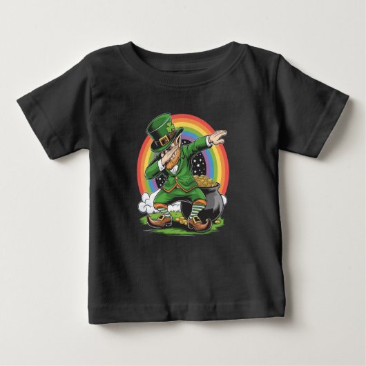 St patricks dayダビングレプレシャンダブダンス ベビーTシャツ (正面)