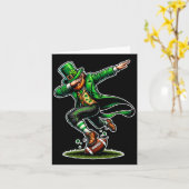 St patricks dayダビングレプレシャンボーイズ足 カード (黄色い花)