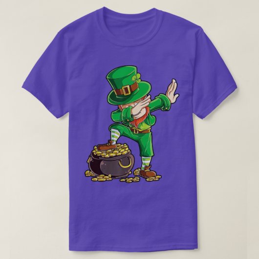 St patricks dayダビング・レプレシャンおもしろいボーイズ tシャツ (デザイン正面)