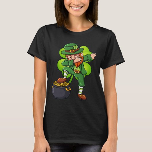 St patricks dayダビング・レプレシャン・アイリッシュ・ボーイズ・ガール tシャツ (正面)