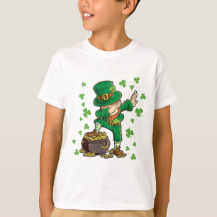 St patricks dayダビング・レプレシャン・ボーイズ・キッズ tシャツ