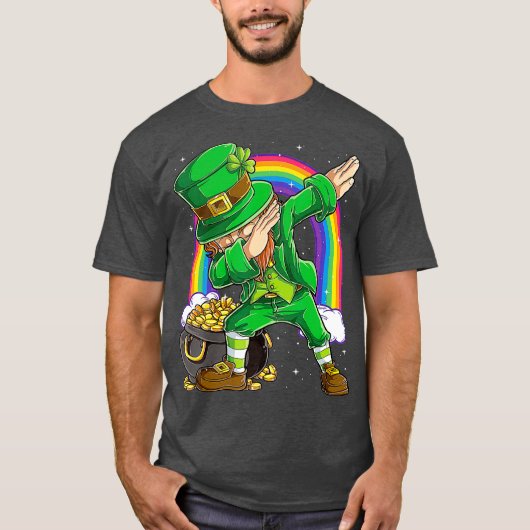 St patricks dayダビング・レプレシャン・ボーイズ・キッズ tシャツ (正面)