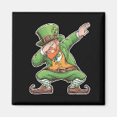 St patricks dayダブダビングレプレシャンinグリーン マグネット (正面)