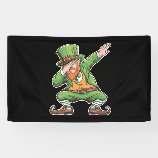 St patricks dayダブダビングレプレシャンinグリーン 横断幕 (横)