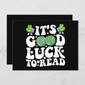 st patricks dayディスコ読ボールは運がいい ポストカード (正面/裏面)