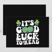 st patricks dayディスコ読ボールは運がいい 招待状 (正面/裏面)