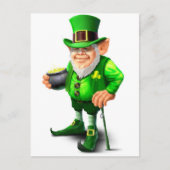 st patricks dayデザイン ポストカード (正面)