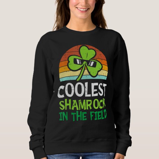St patricks dayトドラーボーイズクールサンパディ スウェットシャツ (正面)
