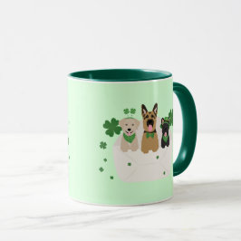 St patricks dayドッグメール マグカップ