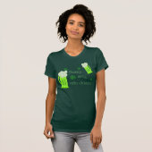 st patricks dayドリンクおもしろいウェルシャツ tシャツ (正面フル)
