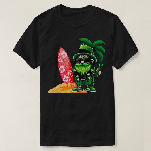 St patricks dayハワイアン tシャツ (デザイン正面)