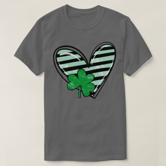 St patricks dayハートシャーロック tシャツ (デザイン正面)