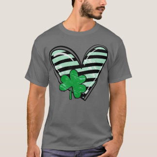 St patricks dayハートシャーロック tシャツ