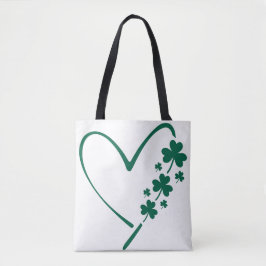 St patricks dayハート トートバッグ