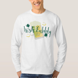 St patricks dayバブリー緑ホワイト tシャツ