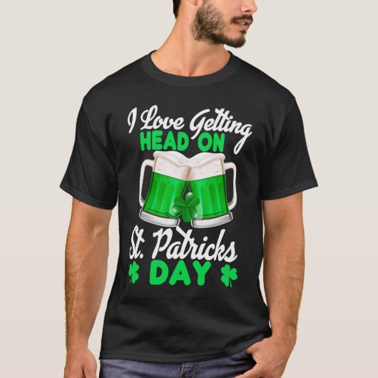 St Patrick's DayパジャマI Getting on Ad Tシャツ (正面)