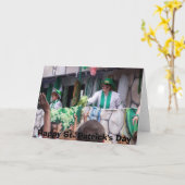 st patricks dayパレード カード (黄色い花)