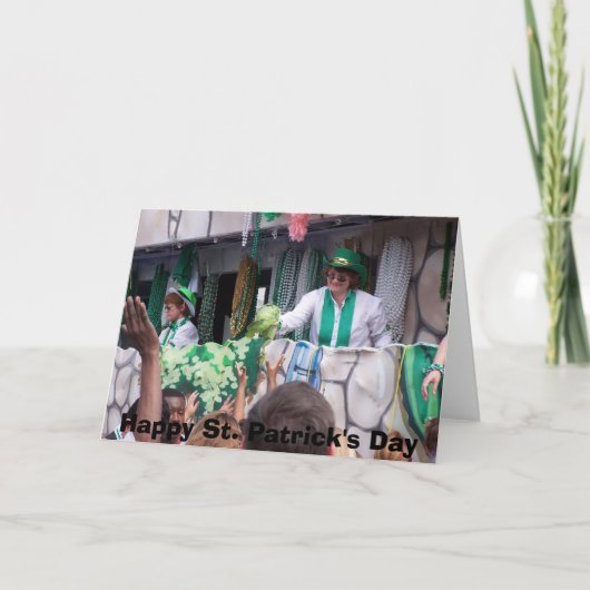 st patricks dayパレード カード (正面)
