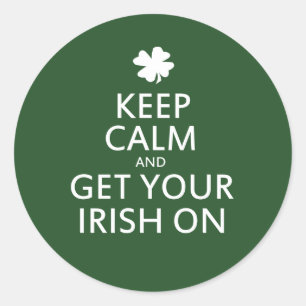 St patricks dayパロディ ラウンドシール