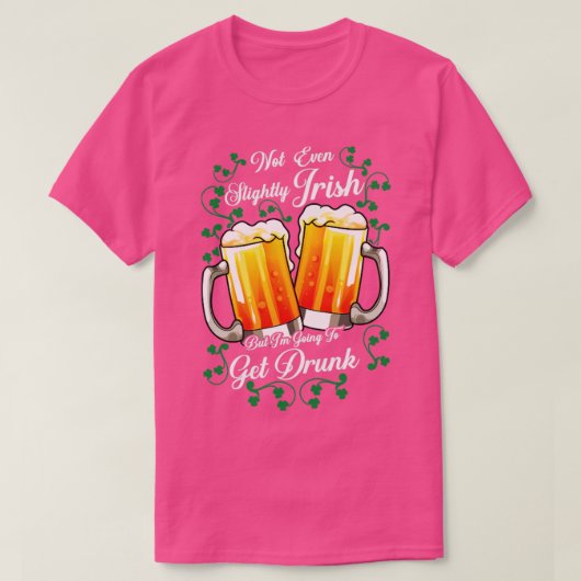 St patricks dayビアアイリッシュ飲みチーム tシャツ (デザイン正面)