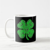St patricks dayビデオゲームのコントローラーShamrock コーヒーマグカップ (左)
