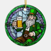 St patricks dayビール セラミックオーナメント (正面)
