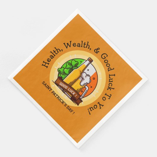 St patricks dayビール&フラグ編集メッセージ (コーナー)