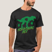 St patricks dayピンチAサウラスレックス Tシャツ (正面)