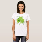 st patricks dayファンシーシャムロック tシャツ (正面フル)