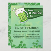 St patricks dayファースト誕生日グリーン金ゴールド (正面/裏面)