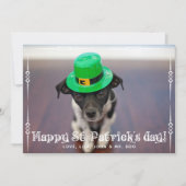 St Patrick's Dayフォトカード カード (正面)