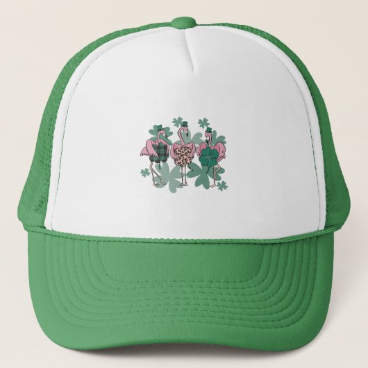 st patricks dayフラミンゴ キャップ (正面)
