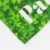 St patricks dayフリース車椅子用ラップブランケット フリースブランケット (角)