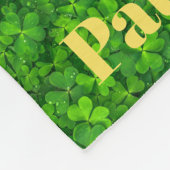 St patricks dayフリース車椅子用ラップブランケット フリースブランケット (角)