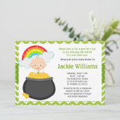 St patricks dayベビーシャワー招待状 招待状 (スタンド正面)