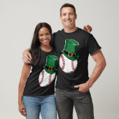 St patricks dayベースボールシャムロック tシャツ (ユニセックス)