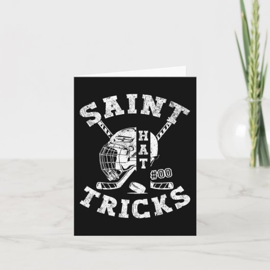 St patricks dayホッケーサンハットコックメンキッズB カード (正面)