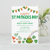st patricks dayホリパーソナライズされたデーカード シーズンカード (スタンド正面)
