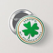 St patricks dayボタン 缶バッジ (正面&裏面)