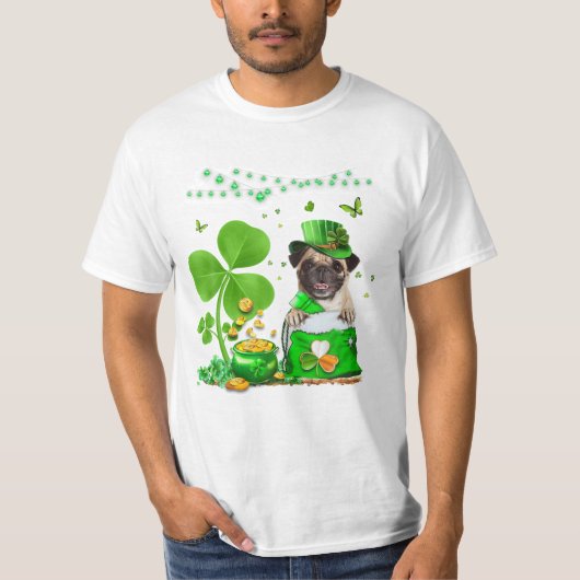 St patricks dayポーラバーアイリッシュ tシャツ (正面)