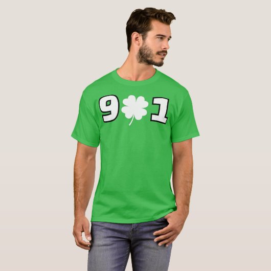 St patricks dayメンフィス901タイガースファン tシャツ (正面フル)