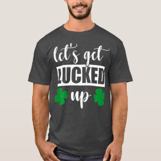 St patricks dayユニークメンズ女子おもしろいレゲットルー tシャツ
