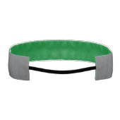 St patricks dayラッキーアイリッシュグリーンプレイドシャームロック アスレチックヘッドバンド (裏面)