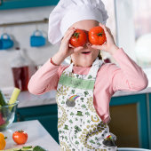 St patricks dayラッキーグリーンシャームロックレインボー エプロン