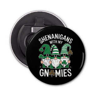 St patricks dayラッキーシャムロックレオパード格言 栓抜き