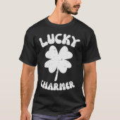 St patricks dayラッキーシャルマーシャムロックサンボーイズ tシャツ (正面)