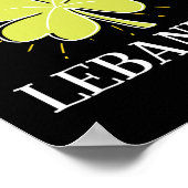 St patricks dayラッキーレバノンギフト ポスター (角)