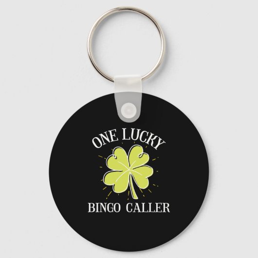 St patricks dayラッキー・ビンゴ・コーラー・ギフト キーホルダー (正面)